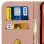 Étui portefeuille Avizar en or rose pour Apple iPhone XR