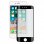 Contact Protector Pantalla Cristal Templado Negro para iPhone 7/8