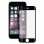 Contact Protector Pantalla Cristal Templado Negro para iPhone 6/6S
