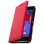 Avizar Funda Libro Billetera Roja para Sony Xperia T3