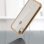 Avizar Funda de Silicona Transparente con Bordes Dorado Metalizado para Apple iPhone XR
