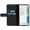 Avizar Capa Livro Preta com Carteira Preta para Sony Xperia X