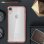 Avizar Funda de Silicona Transparente con Bordes Rosa Metalizado para Apple iPhone XR