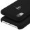 Ferrari Funda de Silicona Negra Mate para iPhone XR