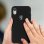 Ferrari Funda de Silicona Negra Mate para iPhone XR
