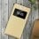 Clappio Funda Libro con Ventana Dorada para Smartphones de 4.7"