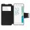 Avizar Funda con Ventana Negra para Sony Xperia E5