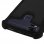 Avizar Funda Silicona Efecto Cuero Negra para Smartphones 4.3" a 5"