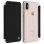 Xqisit Funda Tipo Libro Slim Negra para Apple iPhone XS Max