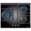 Teka CGW LUX 60 3G AI AL TR Placa Gas Natural 3 Zonas Cristal Templado Negra
