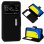Cool Funda Flip Cover Liso Negra para Samsung Galaxy J6
