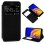 Cool Funda Flip Cover Liso Negra para Samsung Galaxy J6 Plus