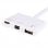 Equip Adaptador USB-C a Mini DisplayPort / USB 3.0 / USB-C Blanco