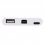 Equip Adaptador USB-C a Mini DisplayPort / USB 3.0 / USB-C Blanco