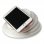 Caricabatterie Wireless Conceptronic GORGON02W 10W Bianco con Base Pieghevole e LED
