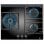 Teka CGW LUX 60 3G AI AL Placa de Gas Butano 3 Zonas Cristal Templado Negro