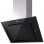 Teka DVT 985 Campana Decorativa Vertical 90cm de Cristal Negro