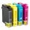 ZipZap-kompatible Tintenpatronen für Epson T1811/T1812/T1813/T1814, Schwarz/Tricolor, 20 Stück