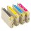 ZipZap Cartuchos Tinta Compatible Epson T441/T442/T443/T444 Negro/Tricolor Pack 10