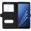 Avizar Funda Libro con Ventana Doble Negra para Samsung Galaxy A8