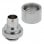 Corsair Hydro X Series XF Compression 10/13 mm ID/OD Pack de 4 Chromé