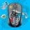 Logitech Doodle Collection M238 Ratón Inalámbrico Ambidiestro 1000DPI Gris