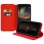 Avizar Funda Libro Billetera Rojo para Nokia 6.1