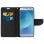 Avizar Fancy Style Capa Livro Preta para Samsung Galaxy J3 2017