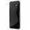 Avizar S-Line Funda de Silicona Flexible Negra para Samsung Galaxy A5 2016