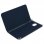 Avizar Flip Book Cover Capa Carteira Azul Escura para Samsung Galaxy J3 2017