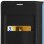 Avizar Flip Book Cover Funda Cartera Negra para Honor 9 Lite