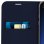 Avizar Flip Book Cover Funda Cartera Azul Oscuro para Samsung Galaxy A3 2017