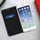 Avizar Flip Book Cover Funda Cartera Negra para iPhone 7 Plus/iPhone 8 Plus