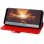 Avizar Funda Billetera Roja para LG G3