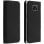 Avizar Flip Book Cover Funda Cartera Negra para Samsung Galaxy S7 Edge