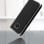 Avizar Flip Book Cover Funda Cartera Negra para Samsung Galaxy S7 Edge
