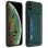 Avizar Blaue Silikon/Kunstleder-Rückseite im Vintage-Effekt für Apple iPhone XS Max