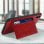 Avizar Coque arrière en silicone/simili cuir rouge effet vintage pour Apple iPhone XS Max