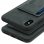 Avizar Grau Silikon/Kunstleder Back Case Vintage Effekt für Apple iPhone XS Max