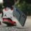 Avizar Grau Silikon/Kunstleder Back Case Vintage Effekt für Apple iPhone XS Max
