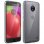 Avizar Funda de Silicona Transparente + Cristal Templado para Motorola Moto E4