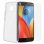 Avizar Funda de Silicona Transparente + Cristal Templado para Motorola Moto E4 Plus