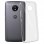 Avizar Funda de Silicona Transparente + Cristal Templado para Motorola Moto E4 Plus
