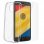 Avizar Funda de Silicona Transparente + Cristal Templado para Motorola Moto C Plus