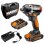 Worx WX292 Atornillador de Impacto sin Escobillas 20V + 2 Baterías + Maletín