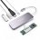Minix Neo Storage Hub USB-C Multipuerto con 120GB SSD Gris para Apple MacBook