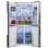 Hisense RQ562N4GW1 Frigorífico Americano A+ Cristal Blanco