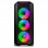 Nfortec Krater Cristal Templado USB 3.0 ARGB Negro