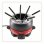 Fondue Little Balance 8689 800W 2L 8 personnes Noir Rouge