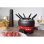 Fondue Little Balance 8689 800W 2L 8 personnes Noir Rouge